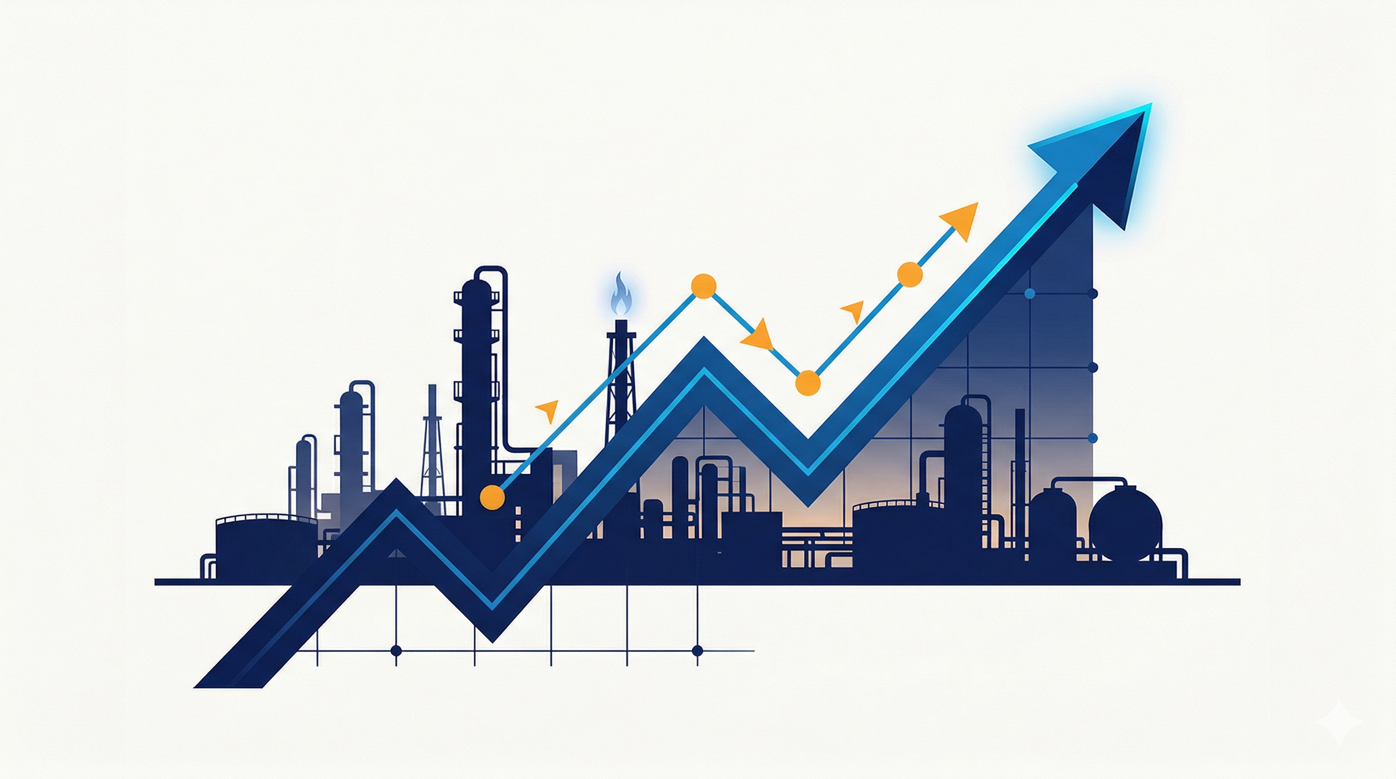 El petróleo sube y los márgenes caen